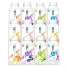 伊利 畅轻 酸奶燕麦爆珠 低温风味发酵乳 蓝莓、青提、黄桃、草莓、凤梨、原味口味各2瓶 共250ml*12瓶