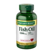 Natures Bounty 自然之宝 鱼油营养补充剂 支持心血管健康 200粒软胶囊