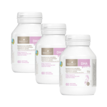 Bio Island佰澳朗德 孕妇DHA海藻油备孕期哺乳期软胶囊 60粒*3瓶 澳洲进口