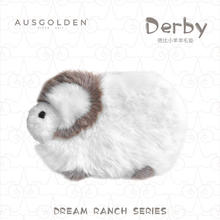 今日必买：AUSGOLDENMIX 清仓甩卖！澳洲德比小羊毛坐垫 进口羊皮毛 白咖