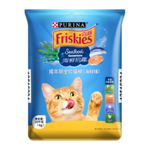 喜跃(Friskies)成猫猫粮10kg 海鲜味 三文鱼鲭鱼 海带