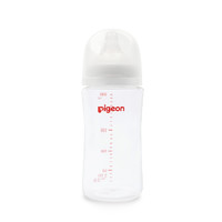 Pigeon贝亲 自然实感第3代PRO系列 AA187 玻璃奶瓶 240ml M 3月+