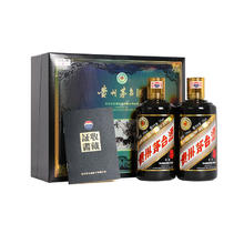 茅台 MOUTAI 生肖纪念 己亥猪年 酱香型白酒 53度 375ml*2 礼盒装