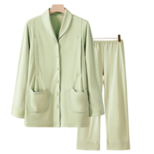 十月结晶月子服春季产后家居服秋季孕妇哺乳喂奶棉睡衣 拂晓粉【300g/㎡双面珊瑚绒】 M码（建议体重90-115斤）