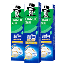 plus会员：DARLIE好来 99%纯度 小苏打超白密泡牙膏 去牙渍烟渍190g 3支 570g