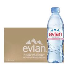 evian 法国进口Evian依云天然矿泉水500mL*24瓶/整箱