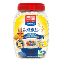 西麦即食燕麦片1000g桶营养早餐谷物代餐无额外添加蔗糖