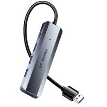 限移动端、京东百亿补贴：山泽 HUB11 USB3.0集线器 一分四 0.3m 灰色