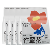 京东百亿补贴、PLUS会员：许翠花  豆腐混砂 2.5kg*4包