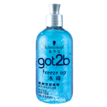 施华蔻（Schwarzkopf）got2b尖钉强力啫喱水 超强定型快速塑型 清爽保湿啫喱膏 【清爽保湿】冰峰定型啫喱250ml
