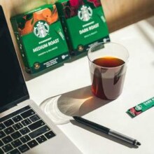 Starbucks 星巴克 精品速溶黑咖啡 随机 2.3g*40袋