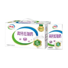 88VIP：伊利 高钙低脂牛奶250ml*21盒