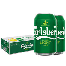 嘉士伯 Carlsberg 特醇拉格啤酒 330ml*24听整箱装