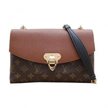 LOUIS VUITTON 路易威登 中古95新LV/路易威登单肩包SAINTPLACIDEPVC老花棕色
