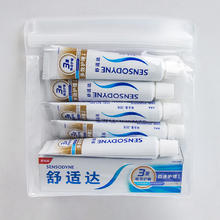 舒适达 旅行牙膏200g套装（劲速护理50g+多效护理30g*5） 送牙刷4支