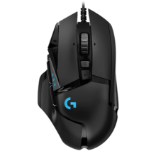 20点开始、PLUS会员：罗技（G）G502 HERO主宰者有线鼠标 游戏鼠标 HERO引擎 RGB鼠标