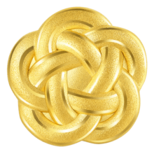 周生生黄金转运珠Charme文化祝福水引结 足金珠子不含手链绳92437C定价