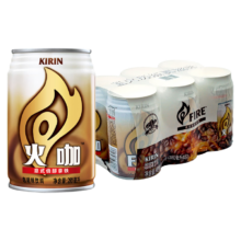4日0点：怡宝 火咖 意式倍醇咖啡饮料 280ml*6罐