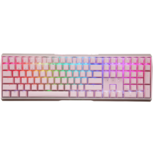 CHERRY樱桃 MX3.0S无线键盘 机械键盘 游戏键盘 蓝牙三模 RGB灯效 铝合金外壳 兼容WIN/MAC 粉色红轴