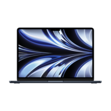 Apple/苹果AI笔记本/2022MacBookAir13.6英寸M2(8+10核)16G256G午夜色电脑 Z1600095H