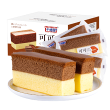 千焙屋 可可慕斯双拼 早餐代餐700g*2件+赠2件