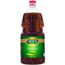 道道全浓香菜籽油菜油1.8L物理压榨食用油菜子油滴滴浓香小瓶菜油