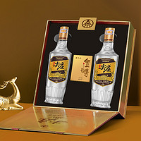 川红 50度粮食白酒500ml*2 黑茶 30g 礼盒装
