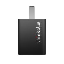 ThinkPad 联想 第三代口红电源 Nano 65W  GaN USB-C迷你适配器快充配件 thinkplus 口红电源 65W  黑色