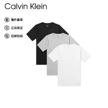 Calvin Klein 卡尔文·克莱恩 男士T恤 短袖打底衫 000NB4011E 3件装