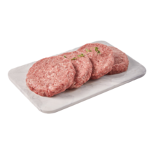 天谱乐食谷饲牛肉饼400g(100g*4)无淀粉大豆蛋白早餐汉堡饼饺子馅纯肉饼