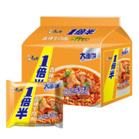 康师傅 1倍半大面饼 方便面 香辣牛肉五连包110g*5袋