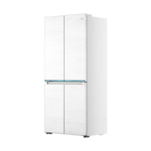 海尔（Haier）475L白色超薄嵌入式十字对开门四开门大容量家用电冰箱 BCD-475WGHTD1BGZU1