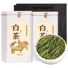唐朴 安吉绿茶白茶200g（100g*2罐）2024新茶明前春茶茶叶