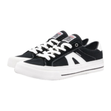 20点开始：VISION STREET WEAR V76 经典低帮透气轻便帆布鞋 黑色