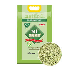 限移动端、京东百亿补贴：N1爱宠爱猫 AATURELIVE 豆腐猫砂 3.7kg 绿茶味 2mm