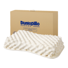 邓禄普（Dunlopillo） 【斯里兰卡进口】天然乳胶枕芯 波浪曲线颈椎枕透气舒睡乳胶枕头 ECO 蝶型按摩护颈枕 斯里兰卡