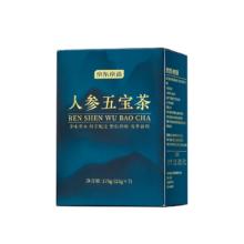 PLUS会员：京东京造 人参五宝茶175克（精选整料）养生茶包守护男士活力
