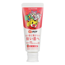 SUNSTAR日本进口巧虎牙膏草莓味70g*2支低泡温和防蛀健齿