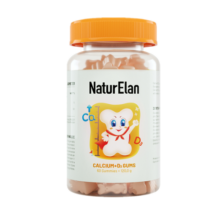 NATURELAN呐兔 儿童维D钙软糖60粒 青少年学生4-6岁钙片补钙6-13岁维生素D3