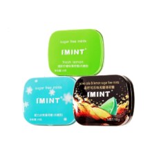 IMINT 清新口气提神无糖薄荷糖 16g*6件