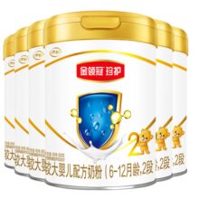 伊利金领冠珍护【三代OPO好吸收】A2奶粉2段(6-12月)900g*6整箱装