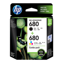 惠普（HP）680原装黑彩套装墨盒 适用hp 2138/2677/3636/3638/3838/3776/3777/3778/4678/5078/5088打印机