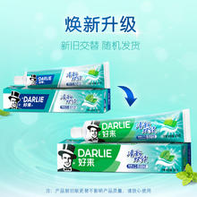 好来 黑人牙膏清新双效200g×2大容量薄荷味男女成人品牌家庭