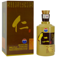 茅台 仁酒 酱香型白酒 53度 500ml 单瓶装