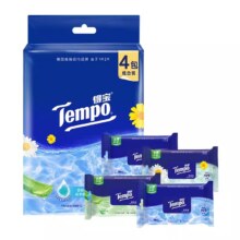 天猫U先：Tempo 得宝 湿厕纸 10片4包