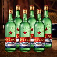 红星 Redstar 红星 大二锅头 56%vol 清香型白酒 750ml*6瓶