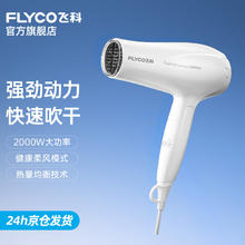 飞科 电吹风机宿舍用柔风恒温护发家用冷热大风量快速干发吹风筒 FH6232