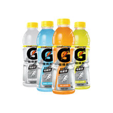 百事 Gatorade佳得乐电解质饮料蓝莓橙味冰柠西柚红柚功能饮料600ml*4