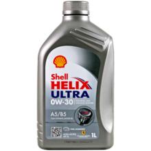 壳牌(Shell) 超凡喜力全合成机油 0W-30 A5/B5 SL 1L 欧洲原装进口