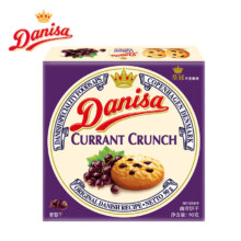 Danisa皇冠丹麦曲奇饼干 盒装 葡萄干味90g*3件